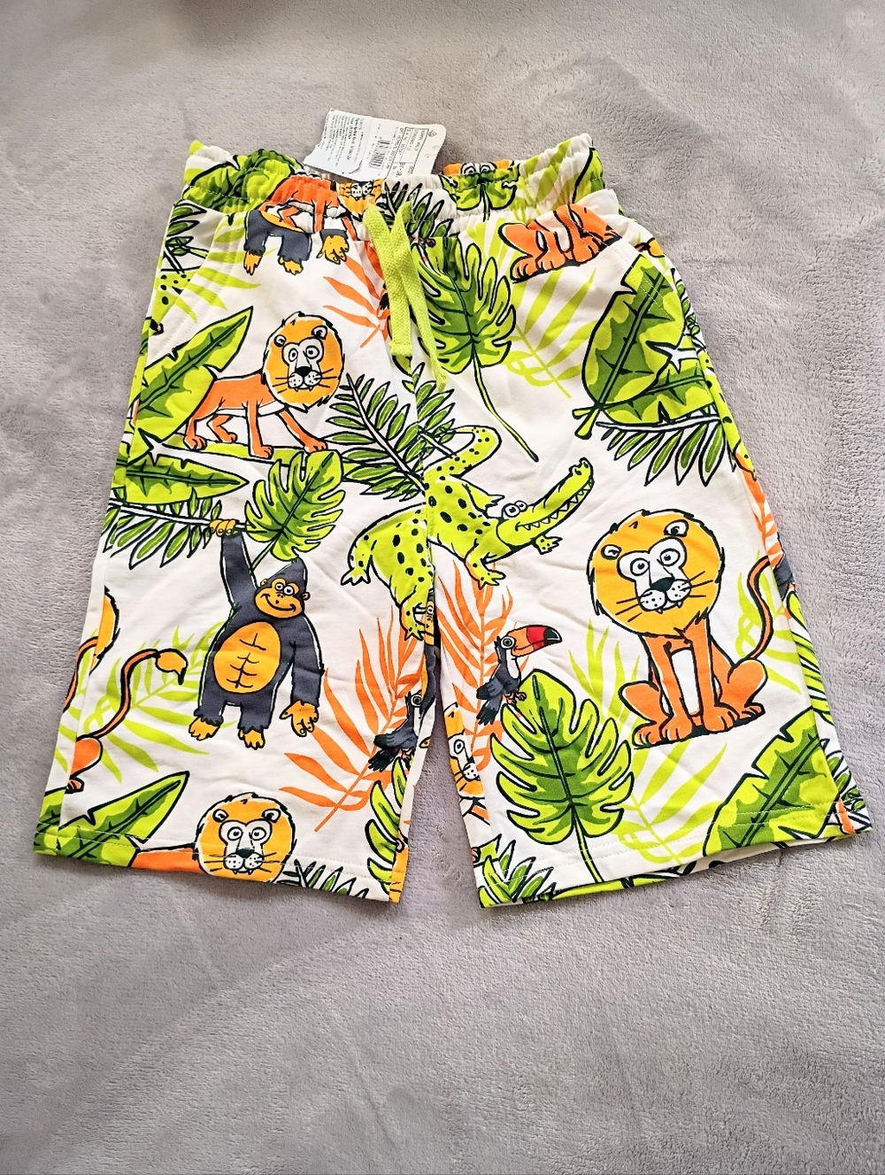 Boys NWT LC Waikiki Jungle Print Shorts 9 10